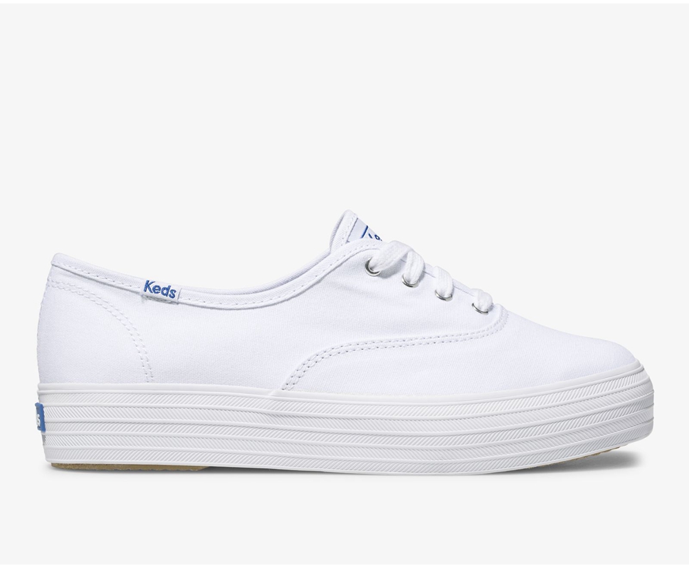 Basket Keds Femme Blanche - Triple Kick - 580-NMIHGK